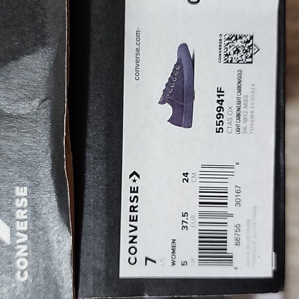 Converse light carbon/grey low top sneakers - Picture 5 of 5